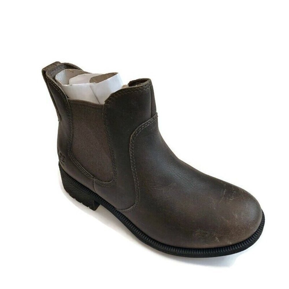 UGG Womens Sz 5.5 Bonham Boot III Fashion Waterproof Chelsea Slate Boots 1110129